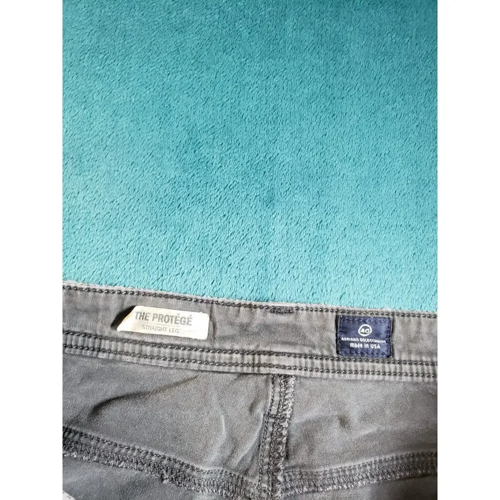 Adriano Goldschmied Jeans Size 36x28 Mens Gray Pants Stretch Protege Straight